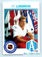 Eric Lindros First Round Draft Choice 1991-92 Score American #356 - Flyers